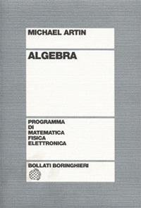 Algebra - Michael Artin - copertina