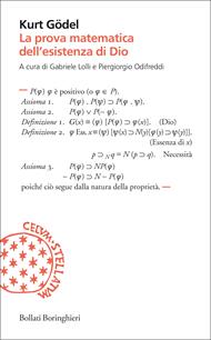 La prova matematica dell'esistenza di Dio