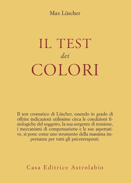 Il test dei colori - Max Lüscher - copertina