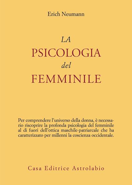 La psicologia del femminile - Erich Neumann - copertina