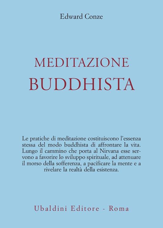 Meditazione buddhista - Edward Conze - copertina