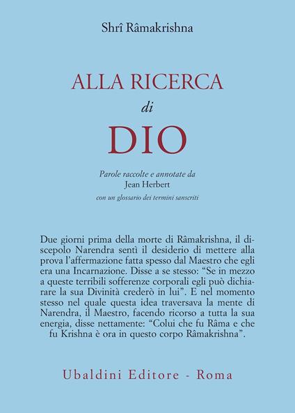 Alla ricerca di Dio - (sri) Ramakrishna - copertina