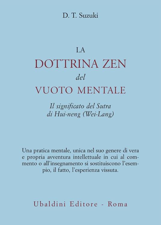 La dottrina zen del vuoto mentale - Taitaro Suzuki Daisetz - copertina