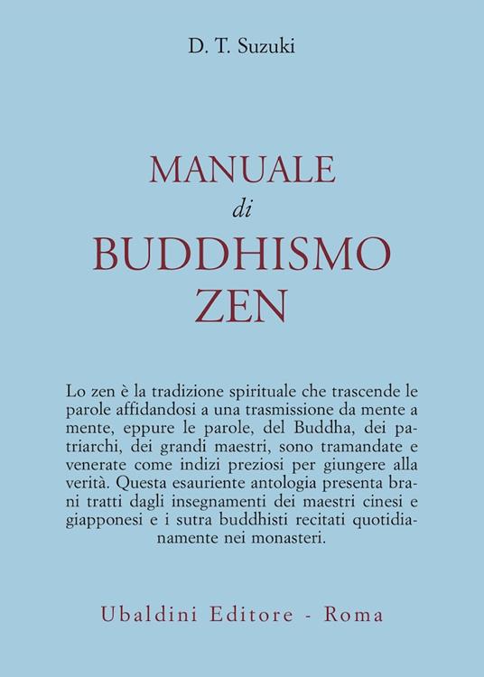 Manuale di buddhismo zen - Taitaro Suzuki Daisetz - copertina