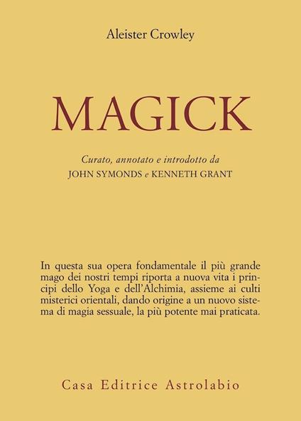 Magick - Aleister Crowley - copertina