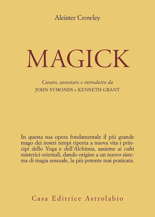 Magick - Aleister Crowley - copertina