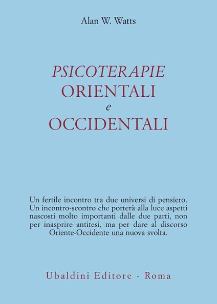 Psicoterapie orientali e occidentali - Alan W. Watts - copertina