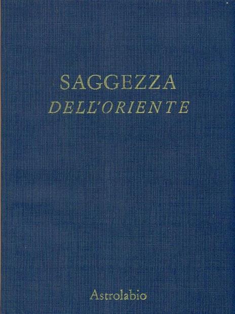 Saggezza dell'Oriente - copertina