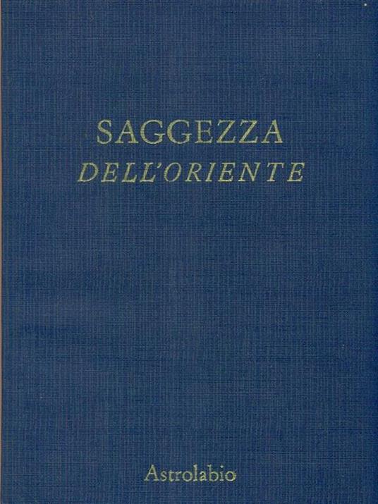 Saggezza dell'Oriente - copertina