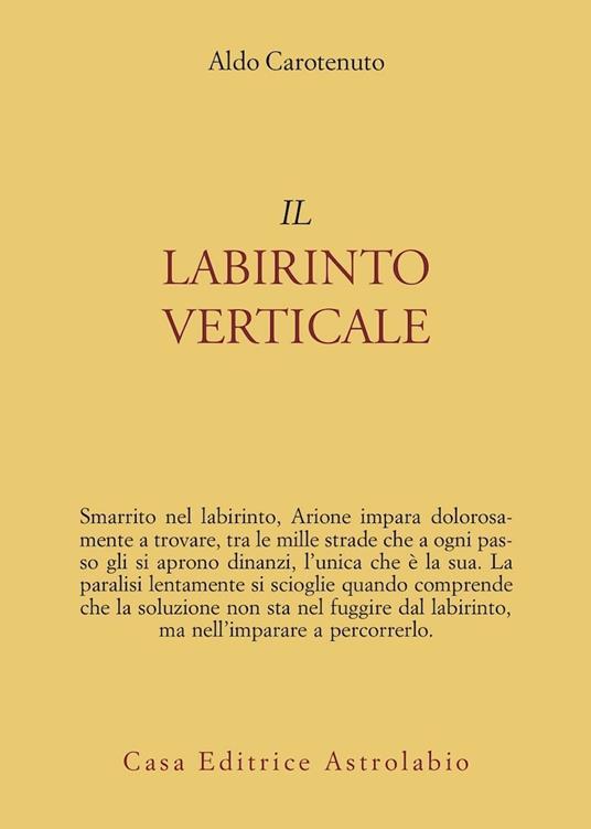 Il labirinto verticale - Aldo Carotenuto - copertina