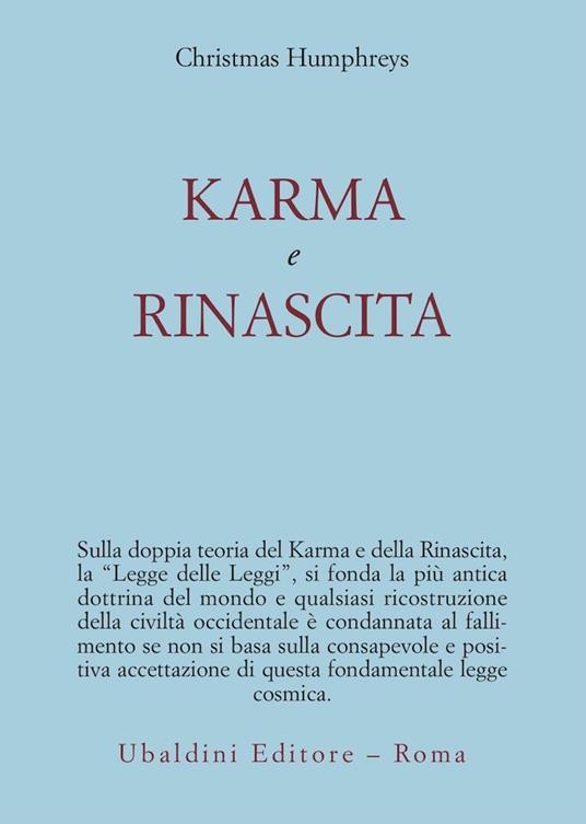 Karma e rinascita - Christmas Humphreys - copertina