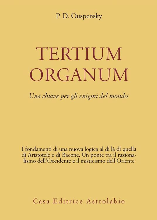 Tertium organum. Una chiave per gli enigmi del mondo - P. D. Uspenskij - copertina