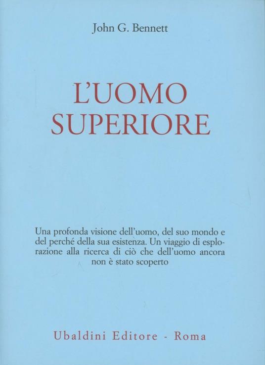 L'uomo superiore - John Godolphin Bennett - copertina