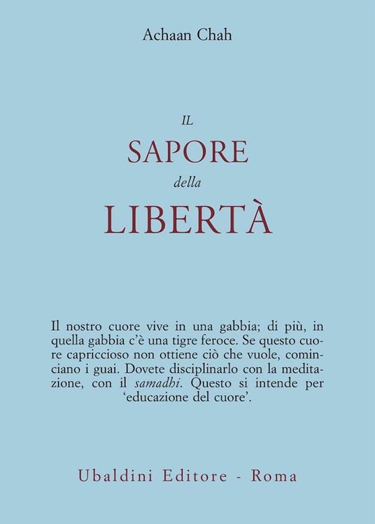 Il sapore della libertà - Achaan Chah - copertina