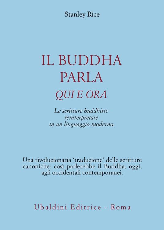 Il buddha parla qui e ora. Le scritture buddhiste reinterpretate in un linguaggio moderno - Stanley Rice - copertina