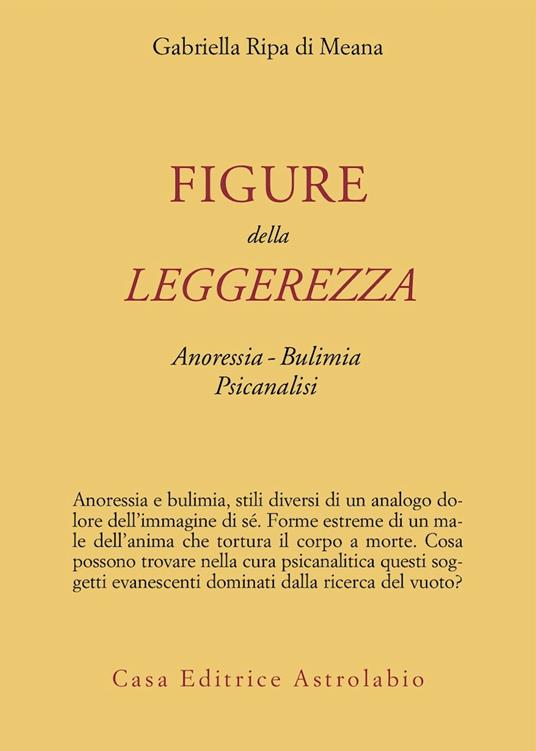 Figure della leggerezza. Anoressia. Bulimia. Psicanalisi - Gabriella Ripa di Meana - copertina