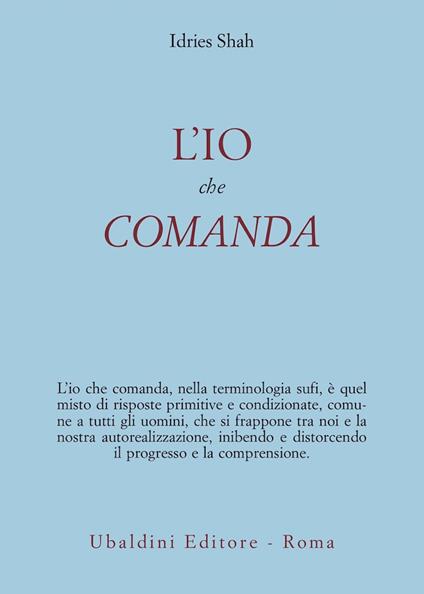 L' io che comanda - Idries Shah - copertina