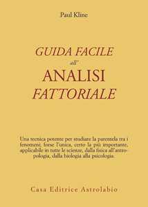 Libro Guida facile all'analisi fattoriale Paul Kline