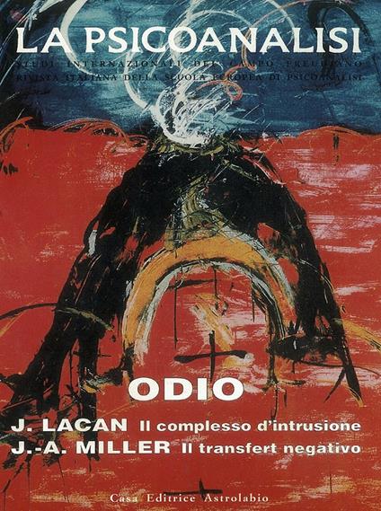 La psicoanalisi. Vol. 27: Odio - copertina