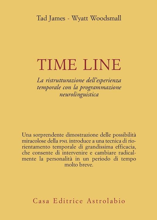Time line. La ristrutturazione dell'esperienza temporale con la programmazione neurolinguistica - Tad James,Wyatt Woodsmall - copertina