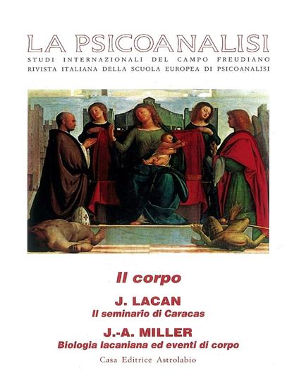La psicoanalisi. Vol. 28: Il corpo. - copertina