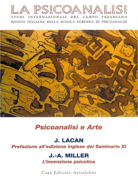 La psicoanalisi. Vol. 36 - copertina