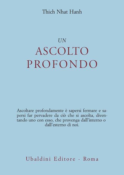 Un ascolto profondo - Thich Nhat Hanh - copertina