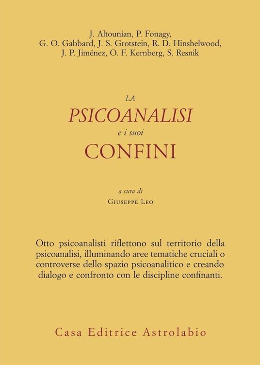 La psicoanalisi e i suoi confini - copertina