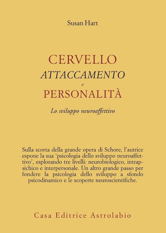 Cervello, attaccamento, personalità. Lo sviluppo neuroaffettivo - Susan Hart - copertina