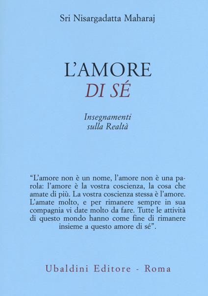 L' amore di sé - Maharaj Nisargadatta - copertina