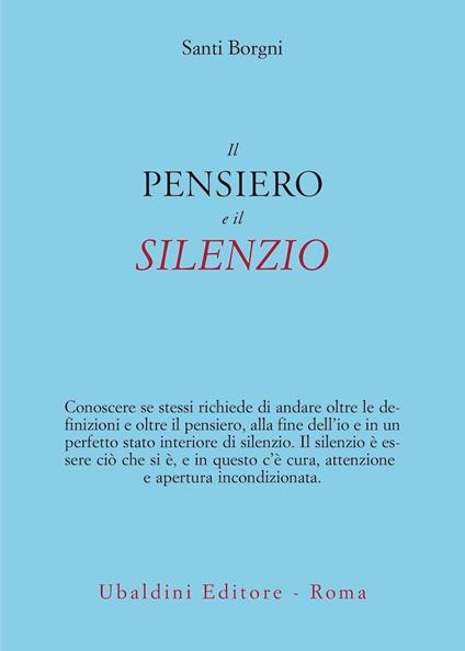 Il pensiero e il silenzio - Santi Borgni - copertina