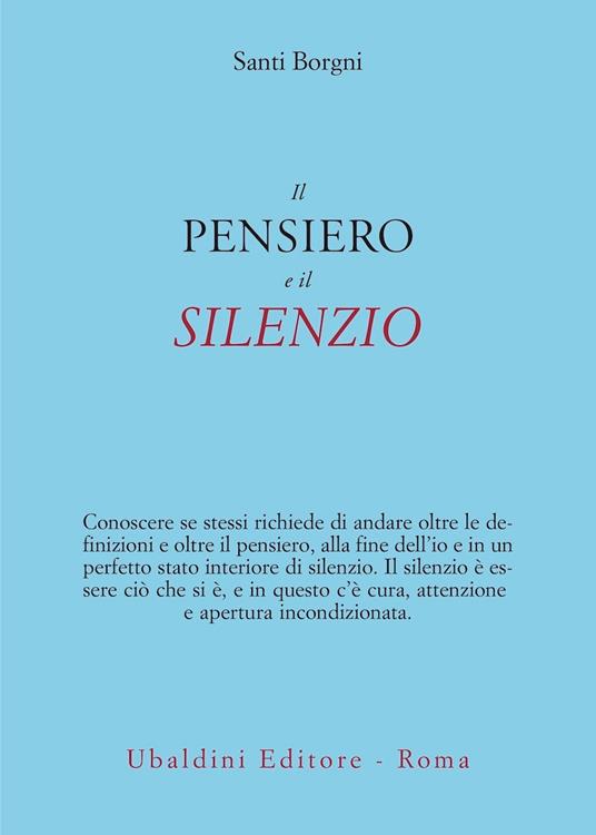 Il pensiero e il silenzio - Santi Borgni - copertina