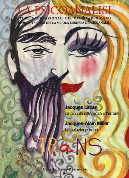 La psicoanalisi. Studi italiani internazionali del campo freudiano. Rivista italiana della scuola europea di psicoanalisi. Vol. 76: piccola differenza e errore - copertina