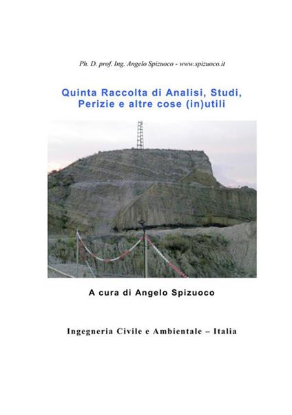Quinta raccolta di analisi, studi, perizie e altre cose (in)utili - Angelo Spizuoco - ebook