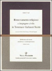Rinnovamento religioso e impegno civile in Tommaso Gallarati Scotti - copertina