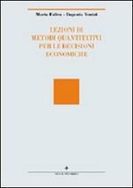 Lezioni di metodi quantitativi per le decisioni economiche