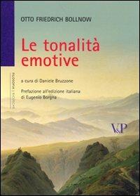 Le tonalità emotive - Otto Friederich Bollnow - copertina