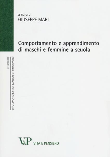 Comportamento e apprendimento di maschi e femmine a scuola - copertina