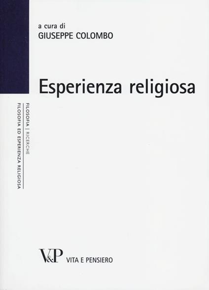 Esperienza religiosa - copertina