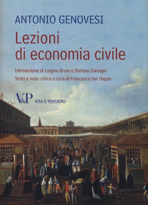 Lezioni di economia civile - Antonio Genovesi - copertina