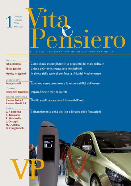 Vita e pensiero (2016). Vol. 1 - copertina