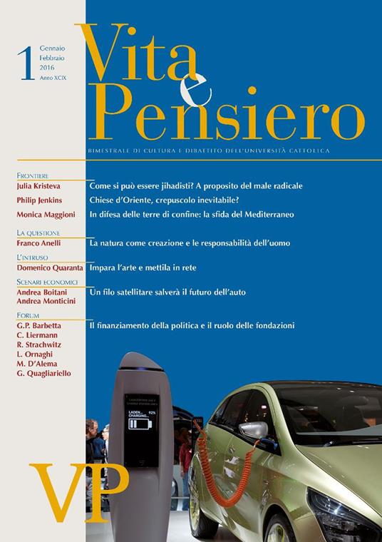 Vita e pensiero (2016). Vol. 1 - copertina