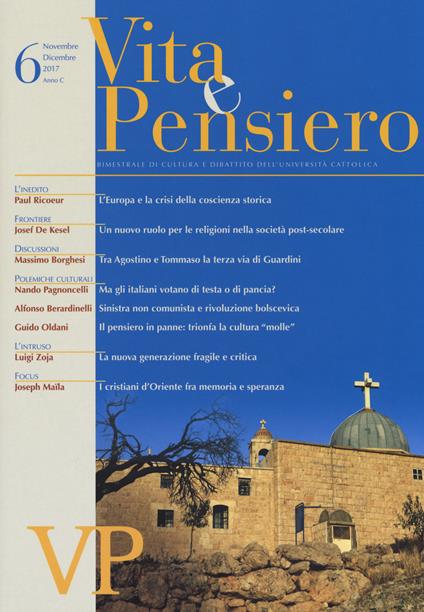 Vita e pensiero (2017). Vol. 6 - copertina