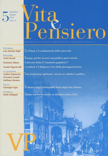 Vita e pensiero (2019). Vol. 5 - copertina