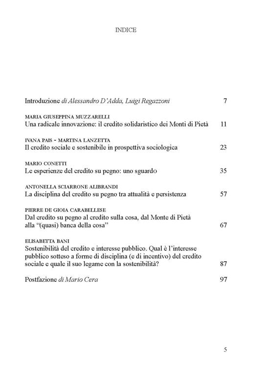 I Monti di Pietà. Il credito sociale e sostenibile tra storia, società e diritto - 2