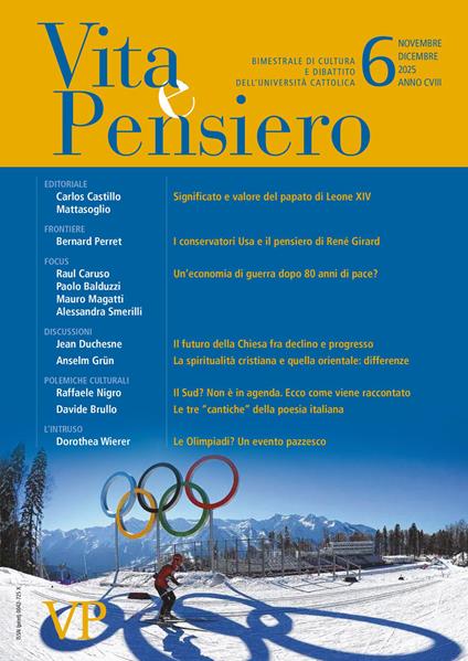 Vita e pensiero (2025). Vol. 6 - copertina