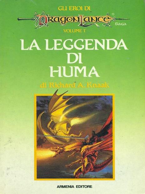 La leggenda di Huma - Richard A. Knaak - copertina