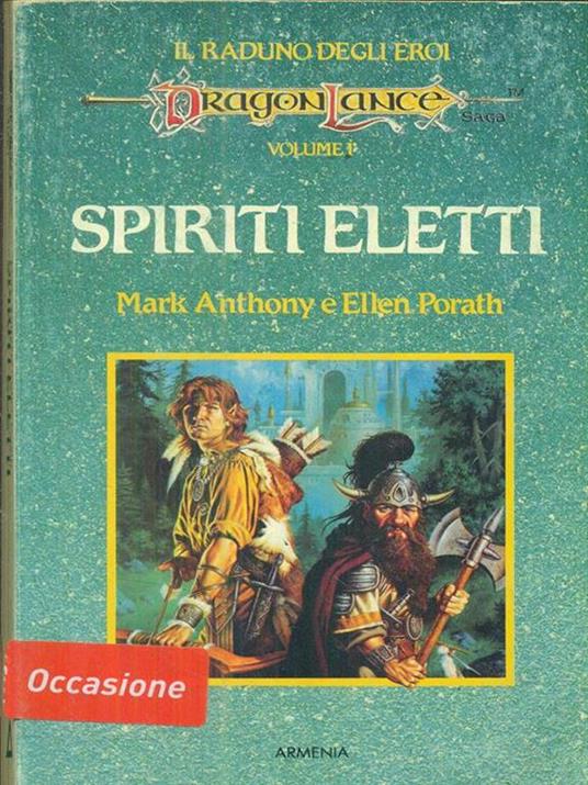 Spiriti eletti - Mark Anthony,Ellen Porath - copertina
