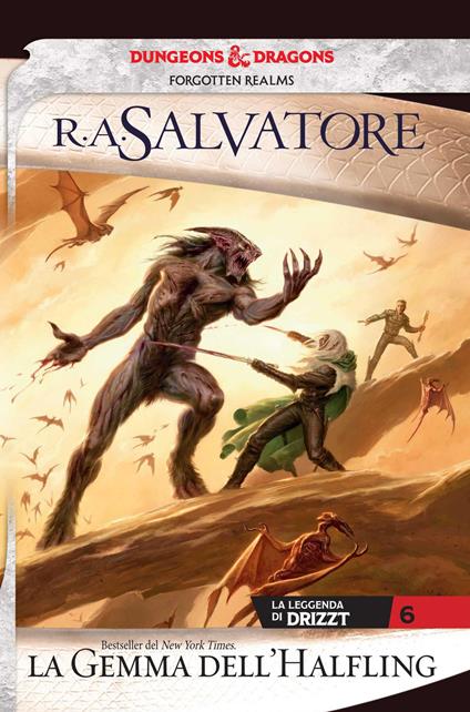 La gemma dell'halfling. La leggenda di Drizzt. Forgotten Realms. Vol. 6 - R. A. Salvatore - copertina