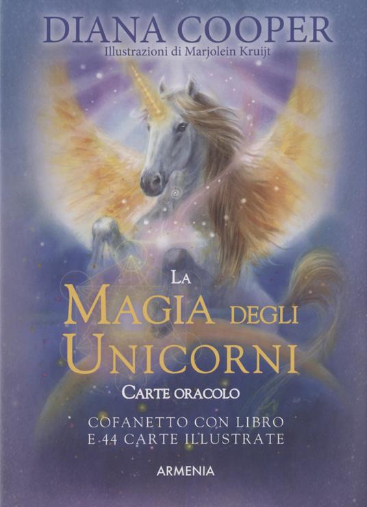 La magia degli unicorni. Carte oracolo. Con 44 carte illustrate - Diana Cooper - copertina